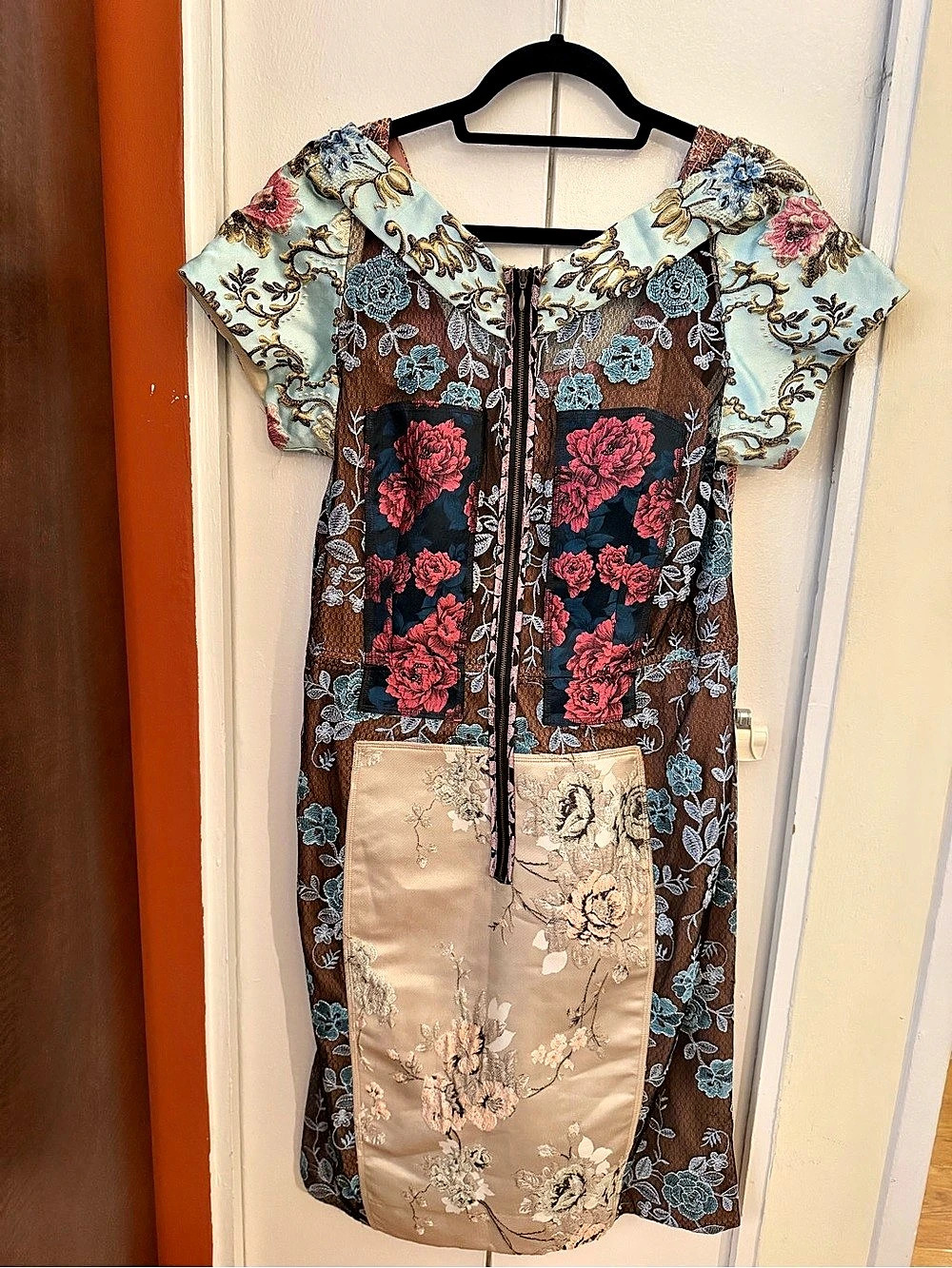 Vintage unique floral Print  Dress